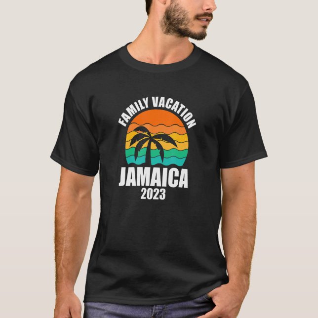 Jamaica Family Vacation 2023 Summer Matching Holid T-Shirt (Front)
