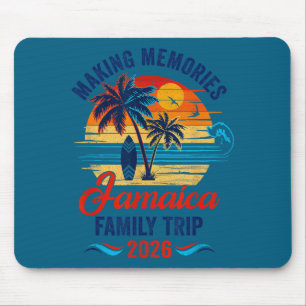 Jamaica Family Vacation Making Memories Mouse Mat