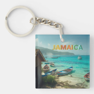 jamaica fishing shack key ring