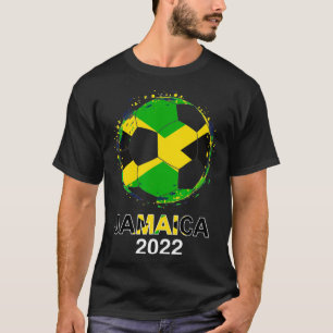 Jamaica Flag 2022 Supporter Jamaican Soccer Team J T-Shirt