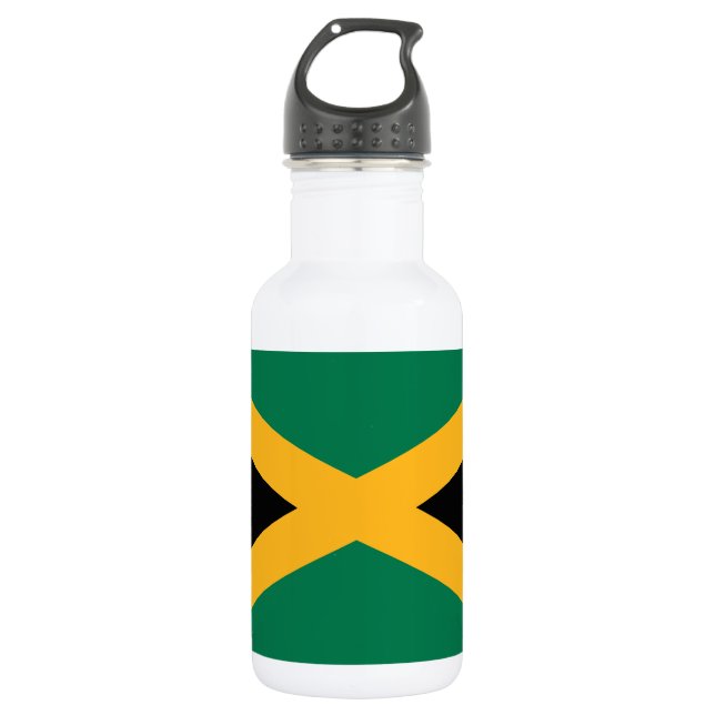Jamaica Flag 532 Ml Water Bottle (Front)