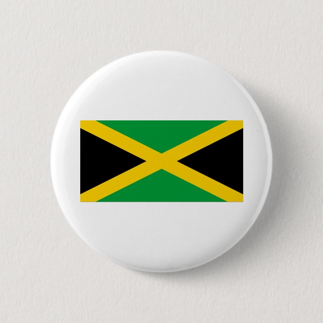 Jamaica Flag 6 Cm Round Badge (Front)