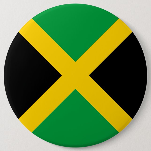 Jamaica Flag 6 Cm Round Badge (Front)