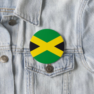 Jamaica flag 7.5 cm round badge