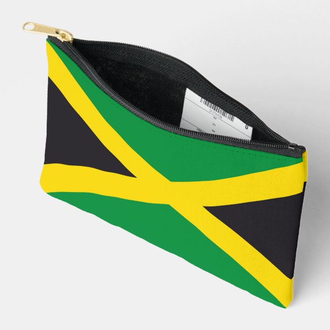 Jamaica flag accessory pouch (Open)