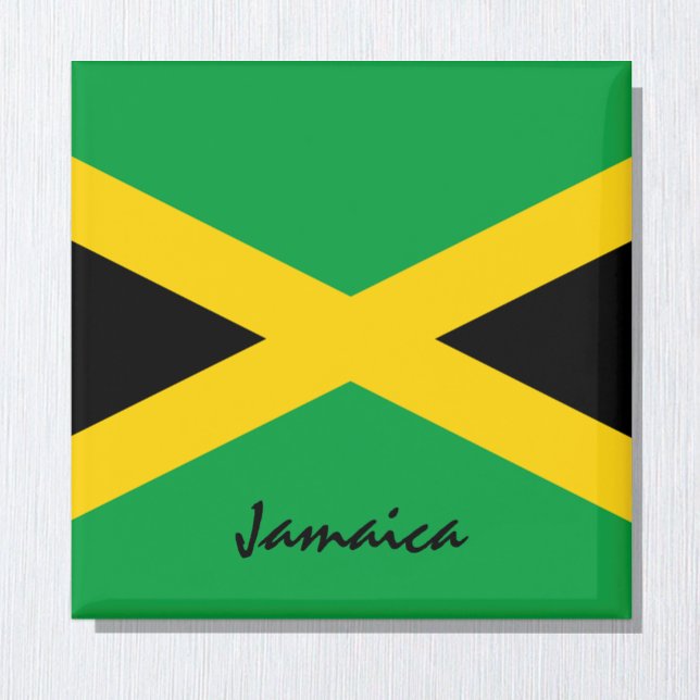 Jamaica flag & America holiday/sports fans Magnet (Creator Uploaded)