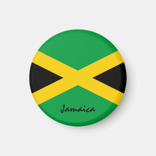 Jamaica flag & America - travel/sports fans Magnet