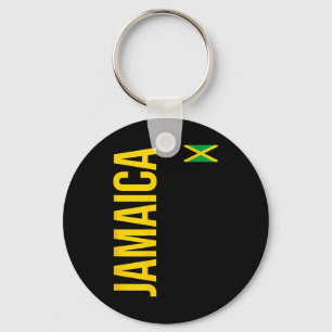 Jamaica Flag Athletic Soccer Footbyll Sports Jerse Key Ring