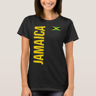 Jamaica Flag Athletic Soccer Footbyll Sports Jerse T-Shirt