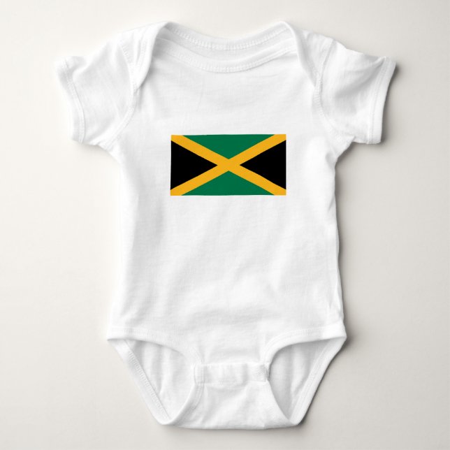 Jamaica Flag Baby Bodysuit (Front)