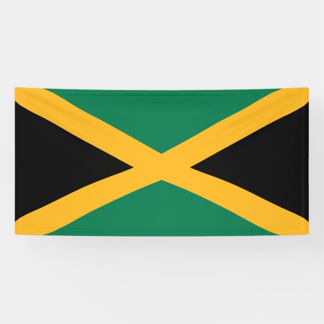 Jamaica Flag Banner (Horizontal)