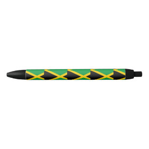 Jamaica Flag Black Ink Pen