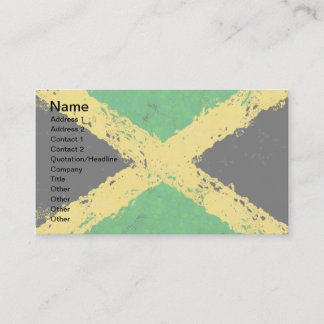 JAMAICA FLAG BUSINESS CARD