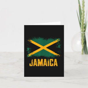 Jamaica Flag  Card