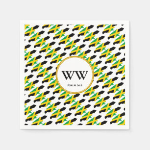JAMAICA Flag Celebration Birthday Heritage Party Napkin