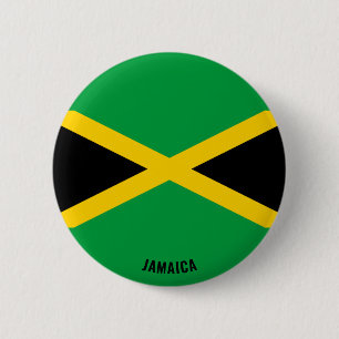 Jamaica Flag Charming Patriotic Button