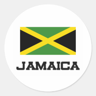 Jamaica Flag Classic Round Sticker