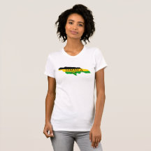 Jamaica Flag Colours Art T-Shirt