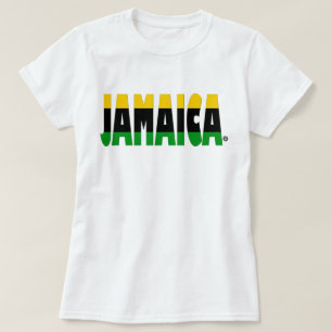 Jamaica Flag Colours Jamaican Stripe t-shirt, T-Shirt