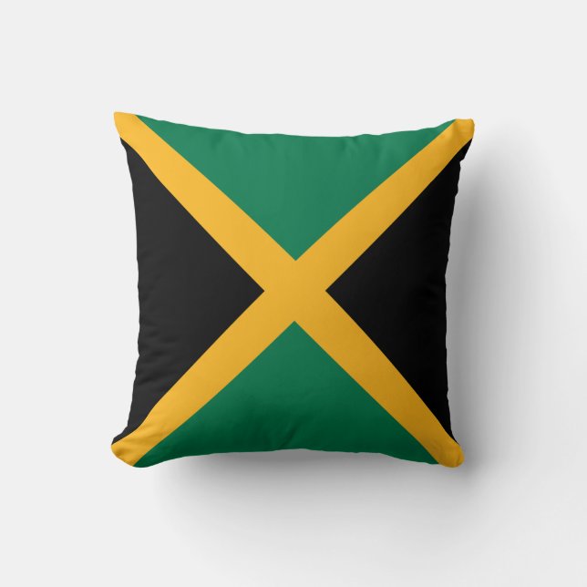 Jamaica Flag Cushion (Front)