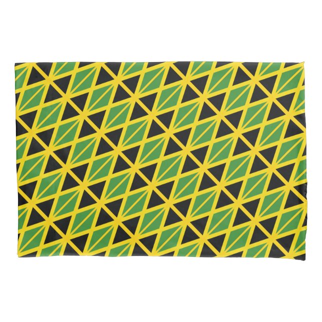 JAMAICA FLAG Customised Reversible Pillowcase (Front)