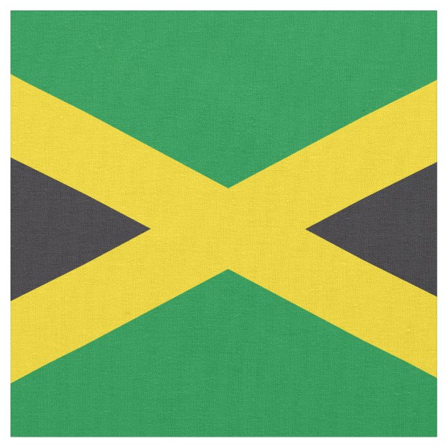 Jamaica flag fabric (Close Up)