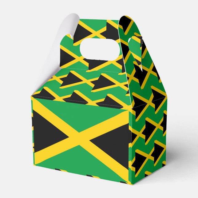 Jamaica Flag Favour Box (Back Side)