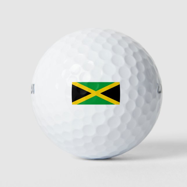 Jamaica Flag Golf Balls (Front)