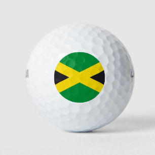 Jamaica flag golf balls