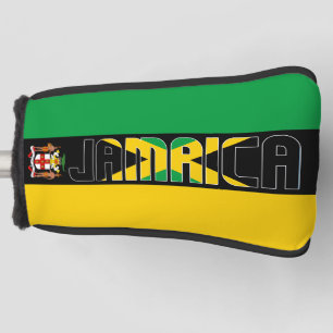 Jamaica Flag Gorgeous Patriotic Golf Head Cover