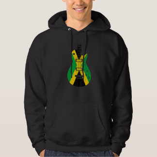 Jamaica Flag Guitar Vintage Musician Hoodie