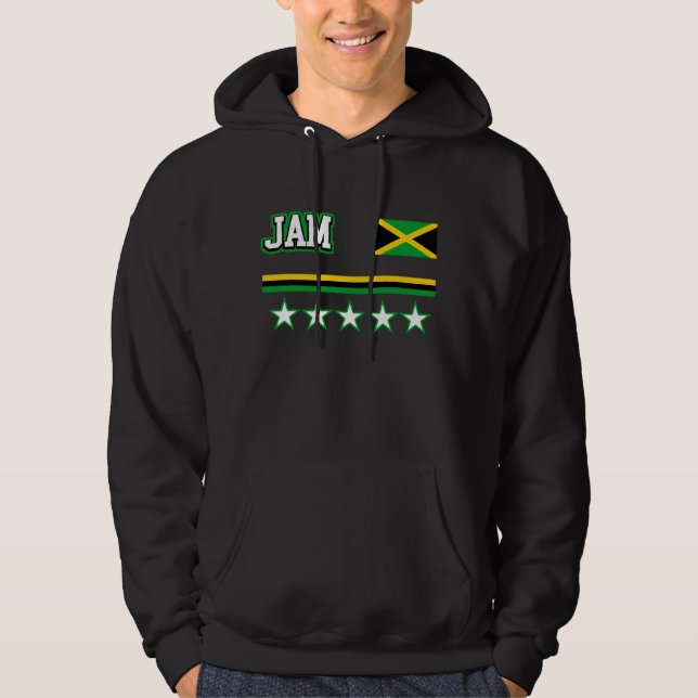 Jamaica Flag Hoodie (Front)