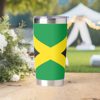 Jamaica flag insulated tumbler