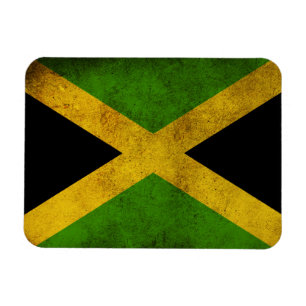 Jamaica Flag Island - Proud Jamaicans - Magnet