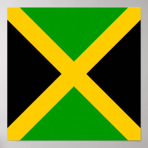 Jamaica Flag Jamaican Country Home Ethnicity  Poster