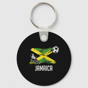 Jamaica Flag Jersey Jamaican Soccer Team Jamaican Key Ring