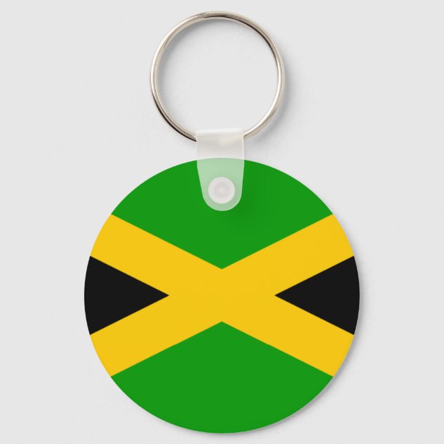 Jamaica Flag Key Ring (Front)