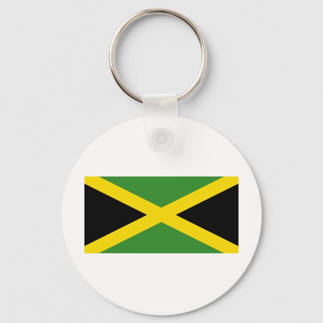 Jamaica Flag Key Ring (Front)