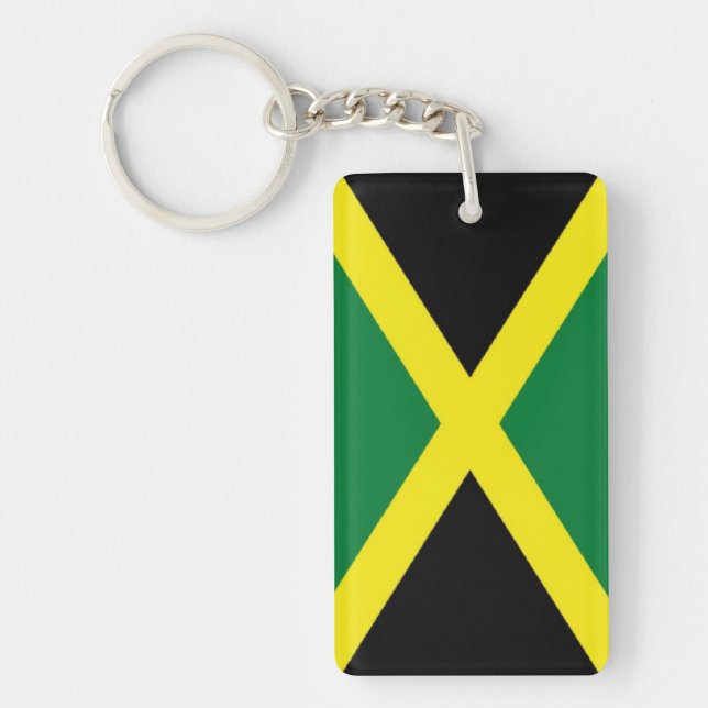 Jamaica Flag Key Ring (Front)