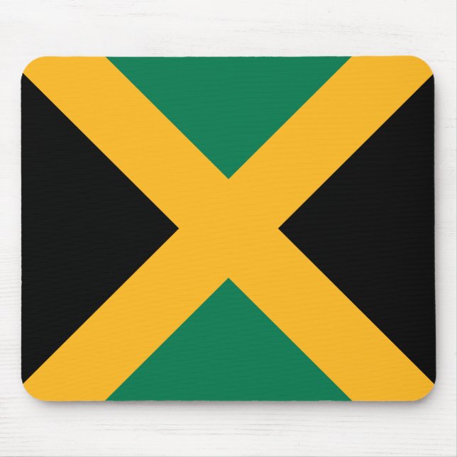 Jamaica Flag Mouse Mat (Front)