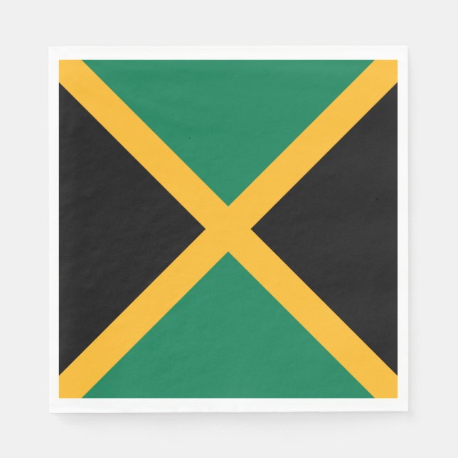 Jamaica Flag Napkin (Front)