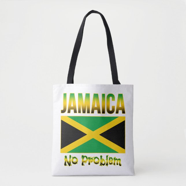 Jamaica Flag No Problem Tote Bag (Front)