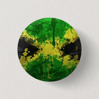 Jamaica flag paint 2 3 cm round badge