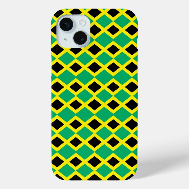 Jamaica flag pattern Case-Mate iPhone case (Back)