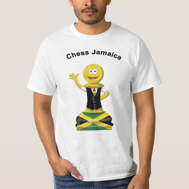 Jamaica Flag Pawn T-Shirt copyright (Front)