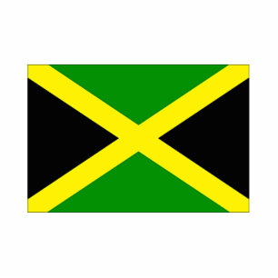 Jamaica Flag Photo cut-out Photo Sculpture Magnet