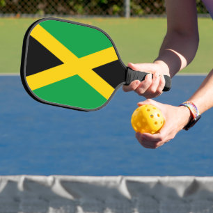 Jamaica Flag Pickleball Paddle