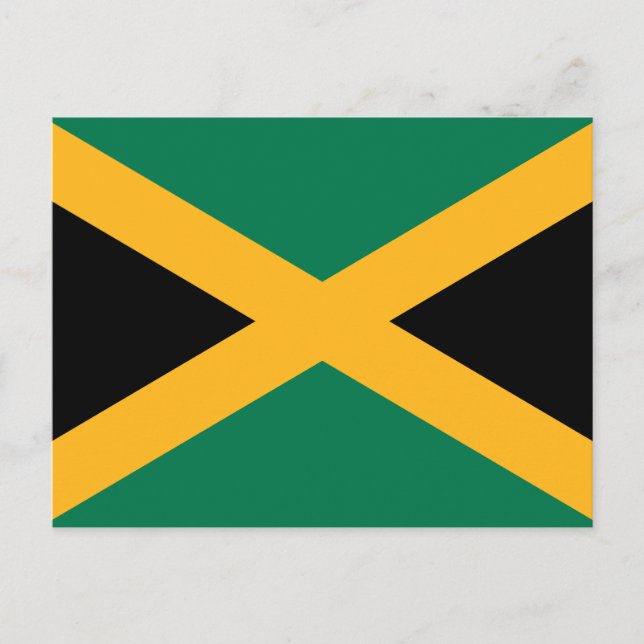 Jamaica Flag Postcard (Front)