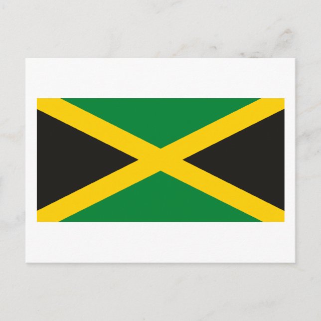 Jamaica Flag Postcard (Front)