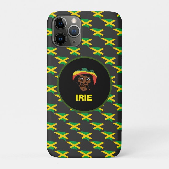 Jamaica flag ,Rastafarian head ,Jamaica    Case-Mate iPhone Case (Back)